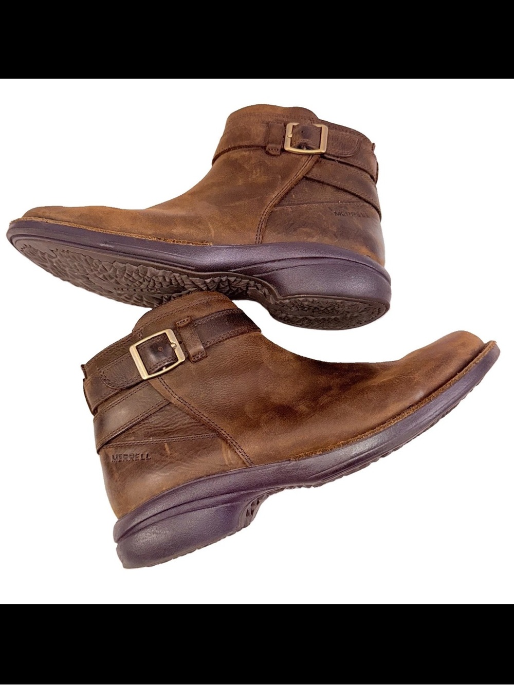Merrell Andover Bluff Waterproof Woman’s US8.5 EU39 Ankle Boots Booties EUC